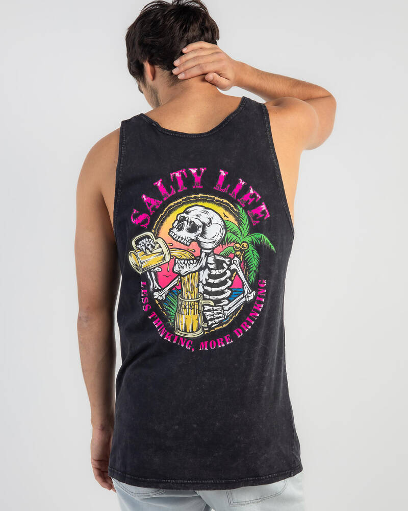 Salty Life Skull Duggery Singlet for Mens