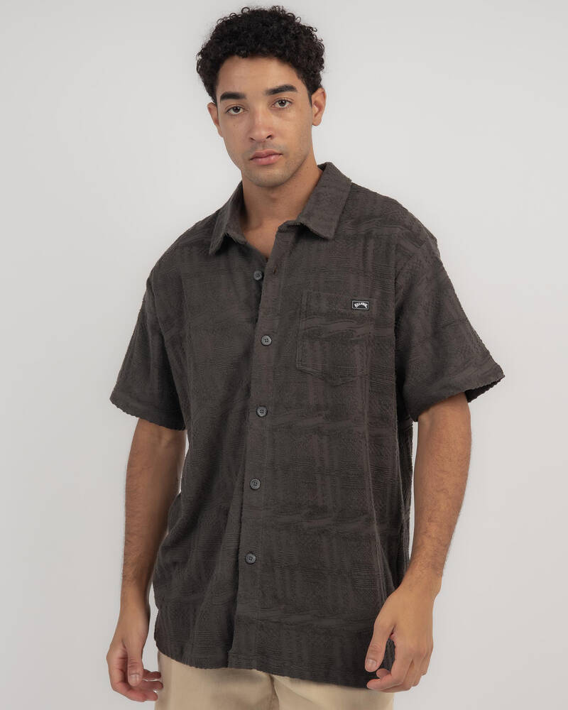 Billabong Loafer Button Up Short Sleeve Shirt for Mens