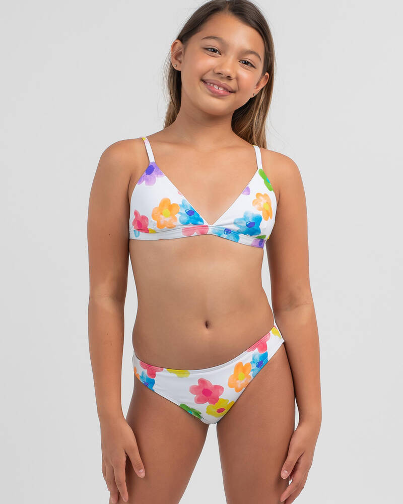 Topanga Girls' Love Bug Fixed Triangle Bikini Set for Womens