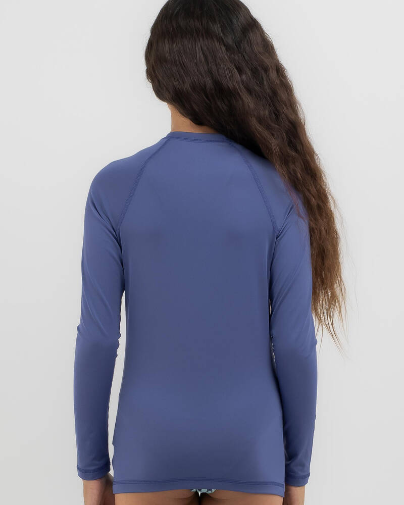 Roxy Girls' Essential Long Sleeve Rash Vest for Womens