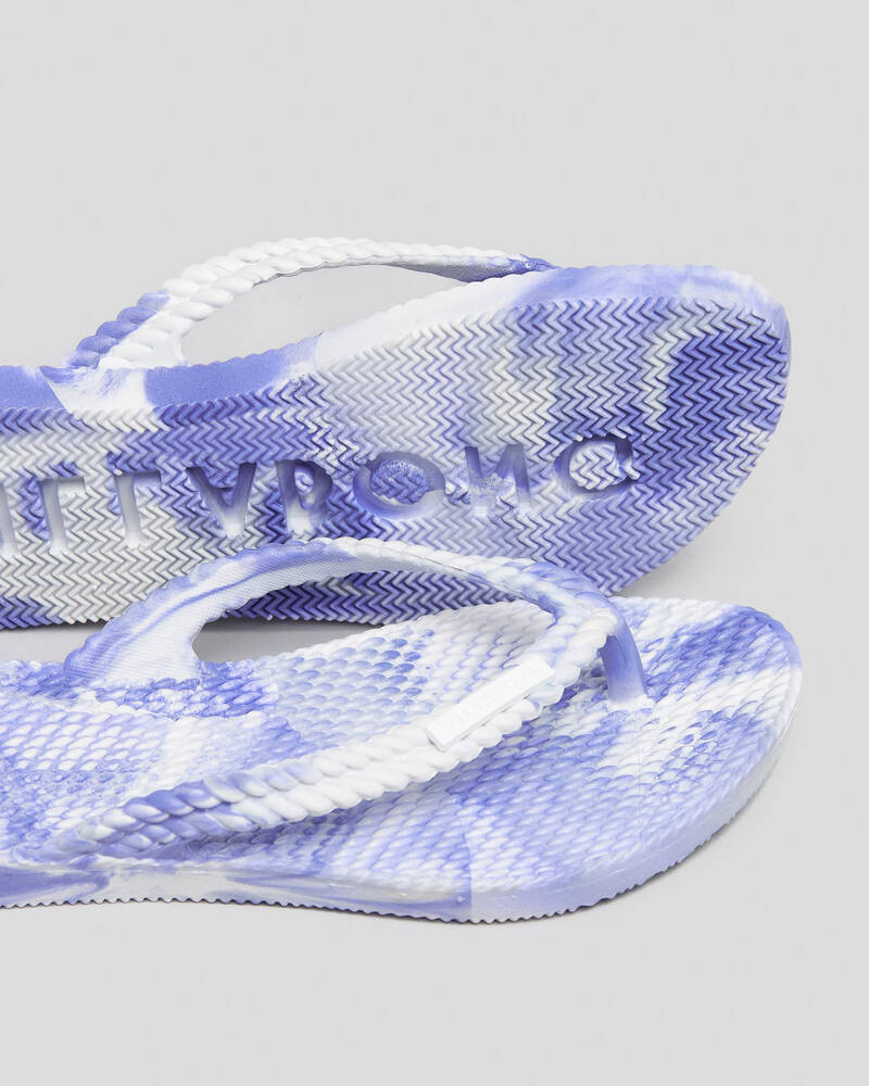 Billabong Girls' Kicks Marble Thongs for Womens