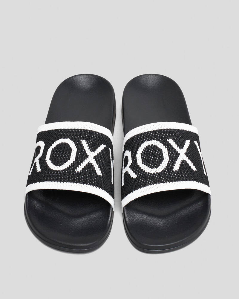Roxy Slippy Knit Slide Sandals for Womens