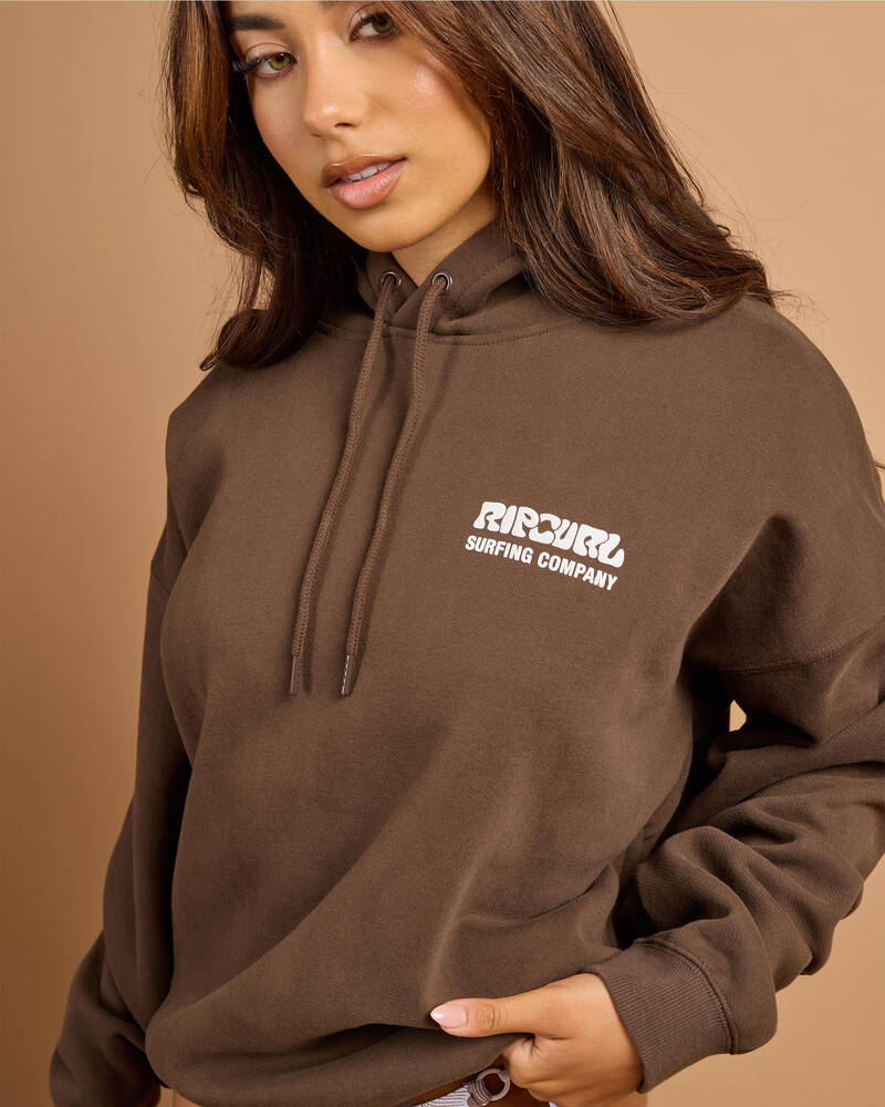 Rip Curl Surf Puff Heritage Hoodie for Womens