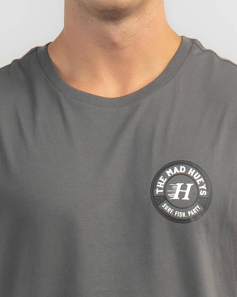 The Mad Hueys Surf Fish Party Singlet for Mens