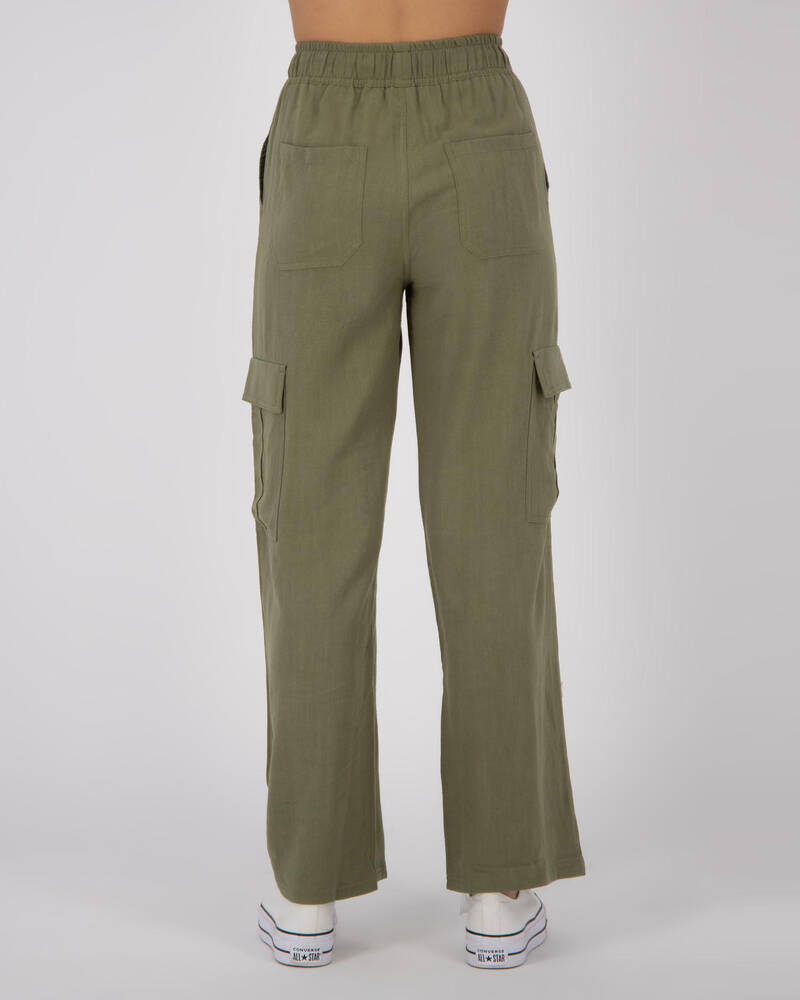 Ava And Ever Davenport Beach Pants In Khaki - Fast Shipping & Easy ...