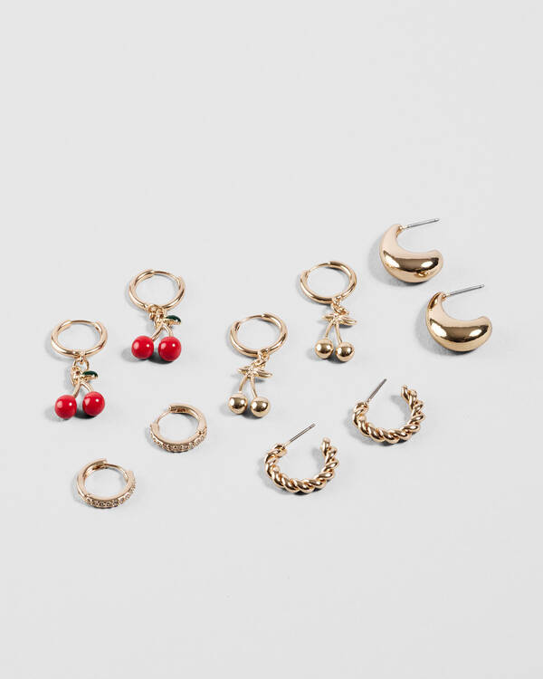 Karyn In LA Cherry Earring Pack for Womens
