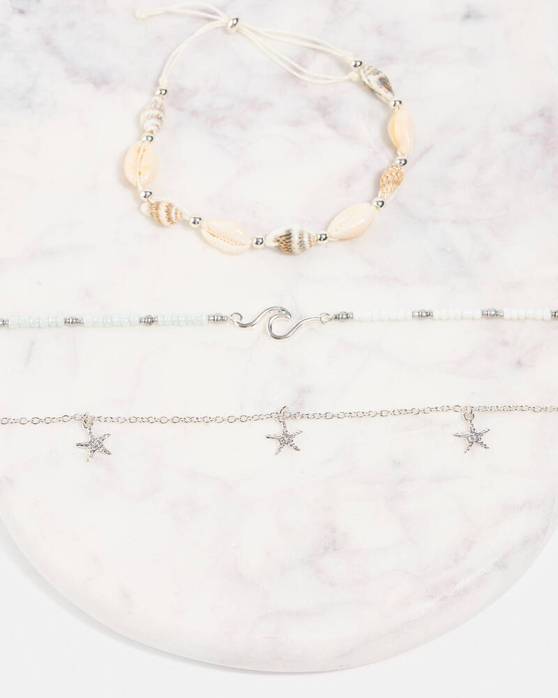 Karyn In LA Rita Anklet Pack for Womens
