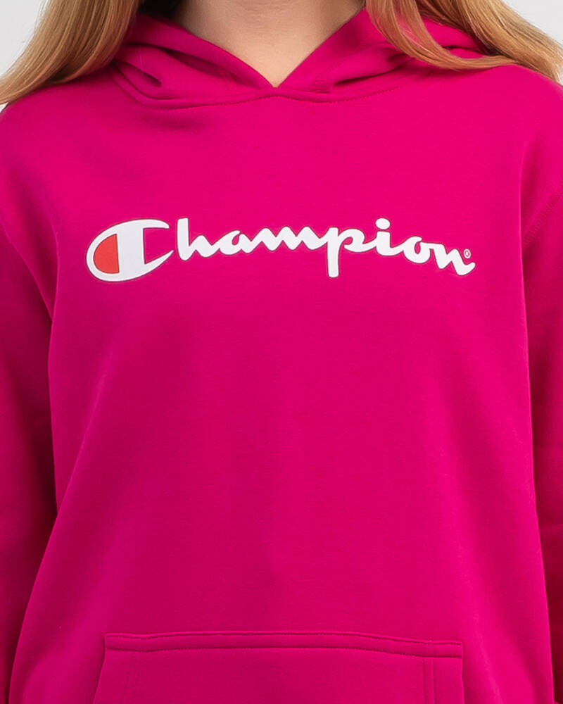 Champion Girls' Logo Hoodie for Womens