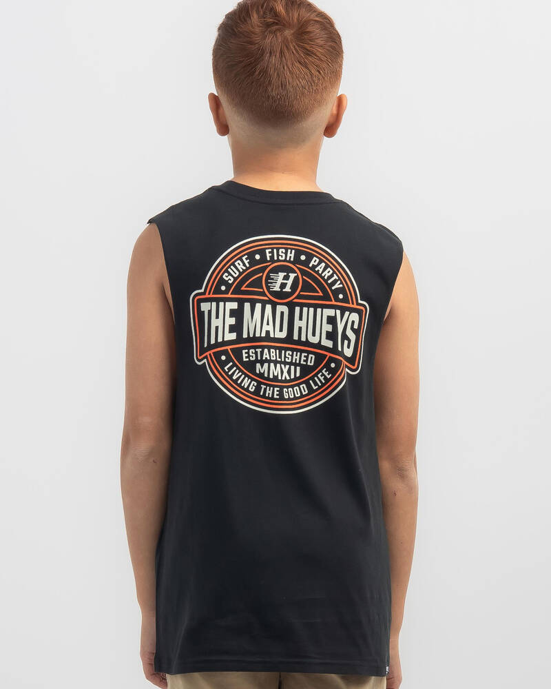 The Mad Hueys Boys' Hueys Life Muscle Tank for Mens