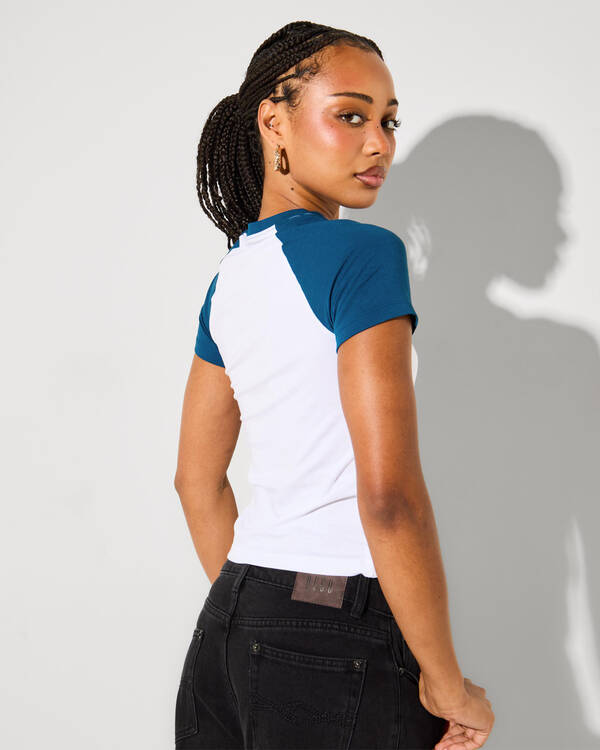 Nike Slim Graphic Baby Tee for Womens