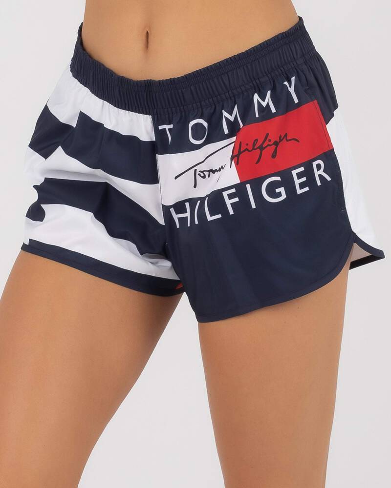 Tommy Hilfiger Logo Board Shorts for Womens