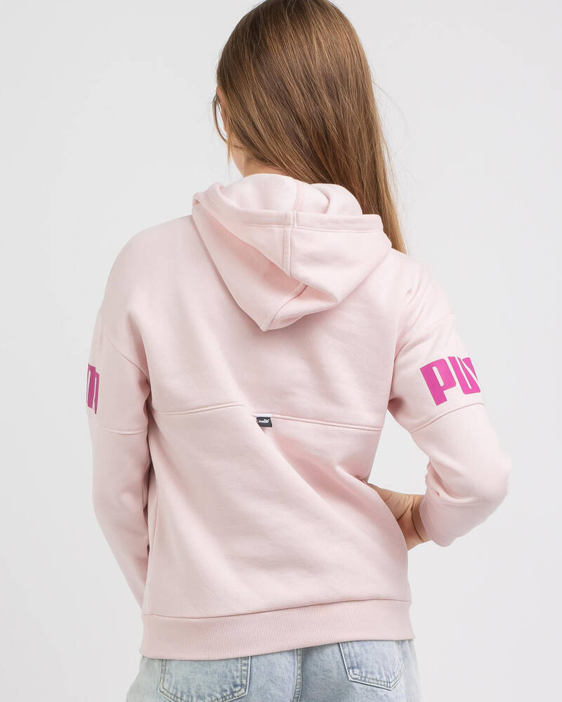 Puma Girls' Power Colourblock Hoodie for Womens