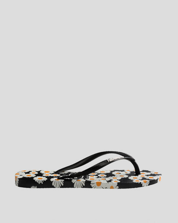 Havaianas Slim Daisy Caitii Thongs for Womens