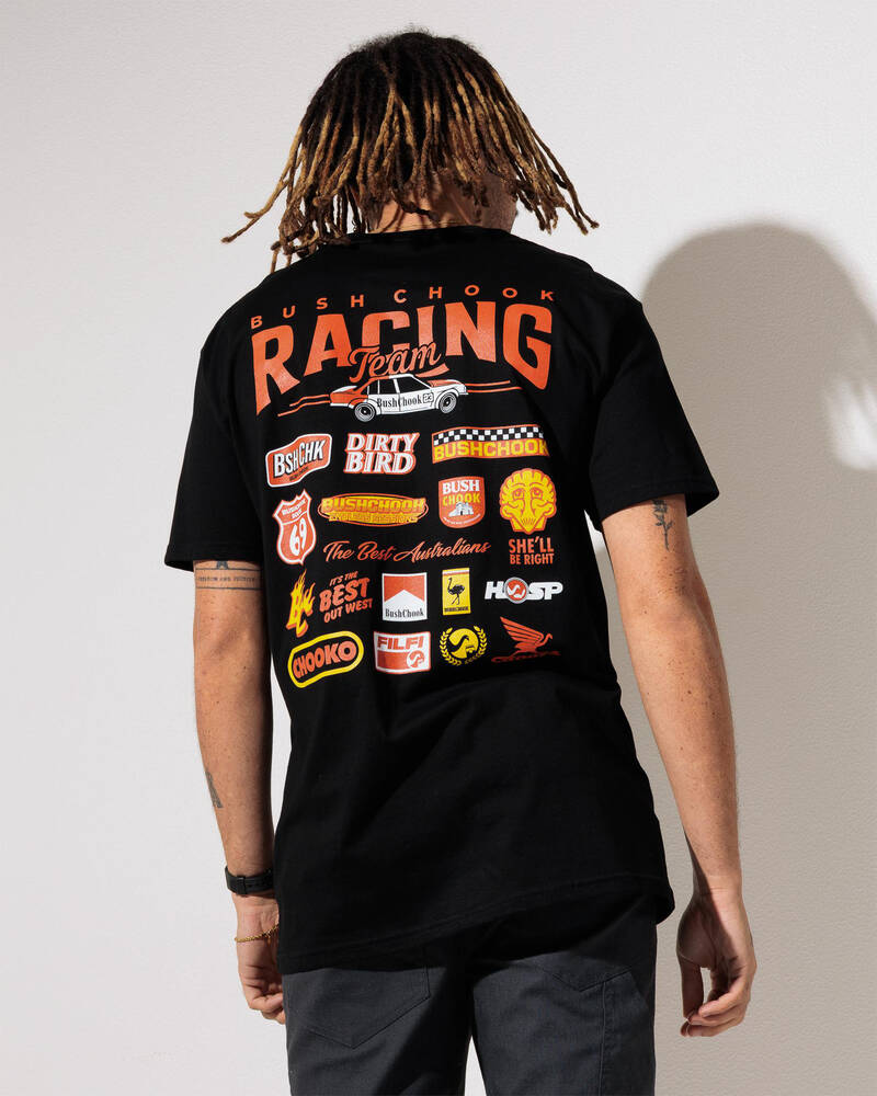 Bush Chook Sponsor T-Shirt for Mens