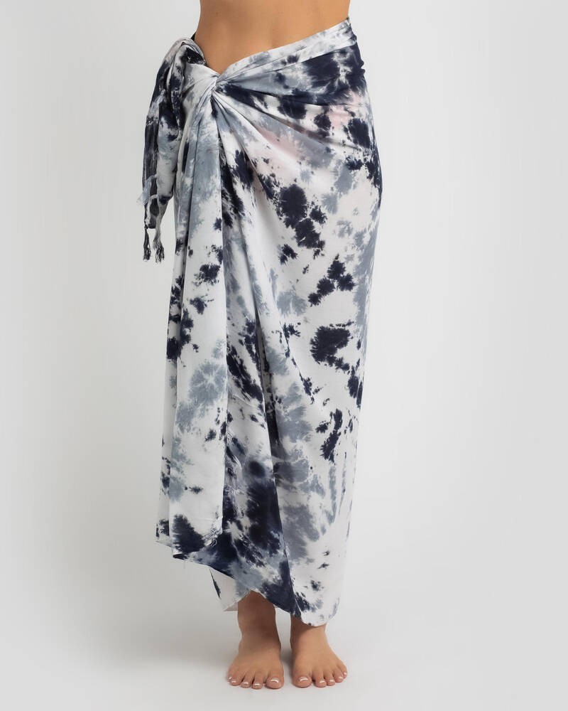 Topanga Tie Dye Mist Sarong for Womens
