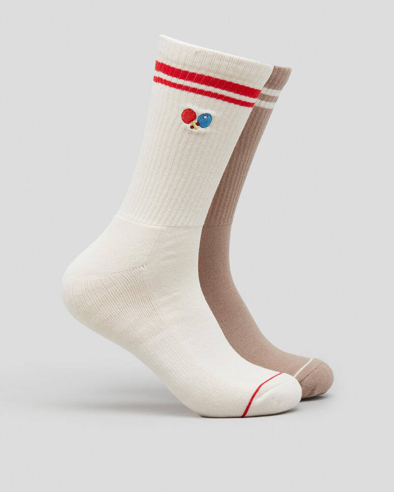 FOOT-IES Beer Pong Socks 2 Pack for Mens