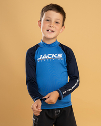 Jacks Toddlers' Rapid Long Sleeve Rash Vest for Mens image number null