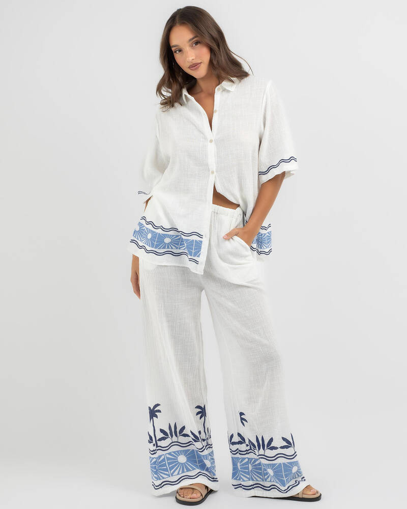 Rip Curl Santorini Sun Printed Shirt for Womens