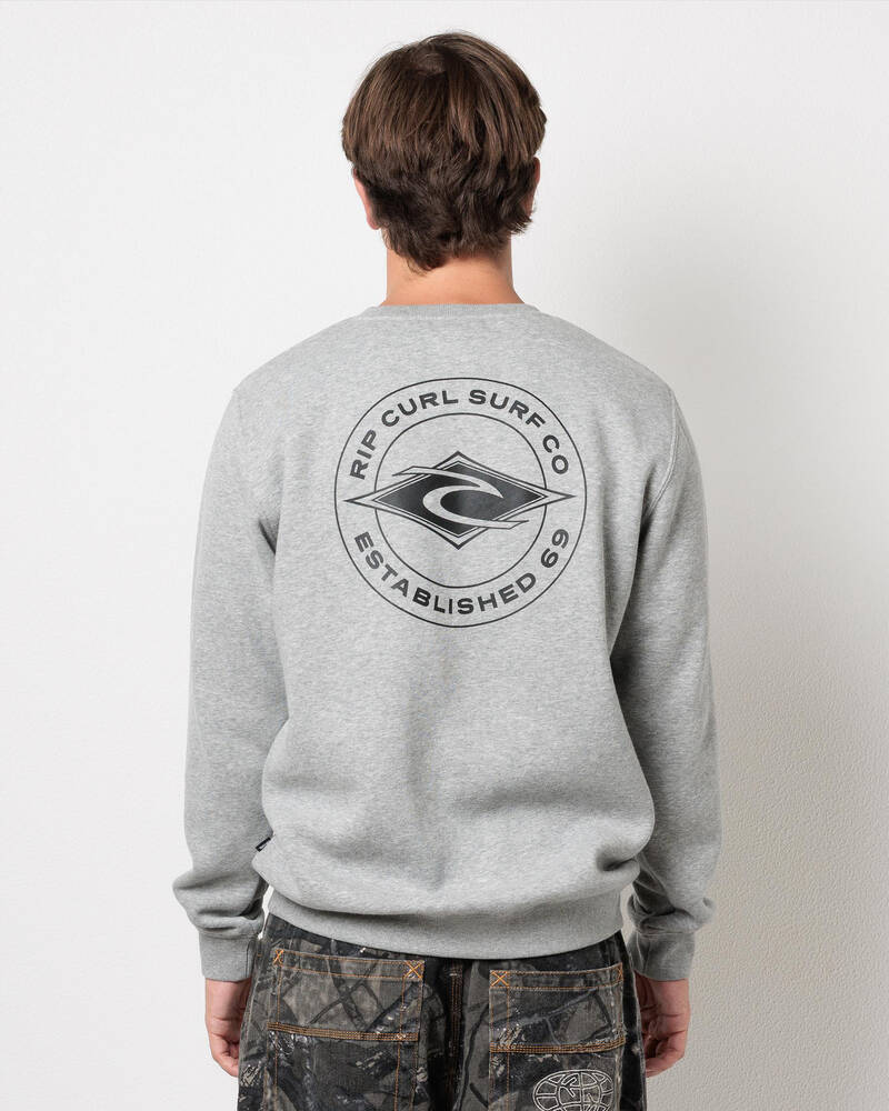 Rip Curl Stapler Crew Sweatshirt for Mens