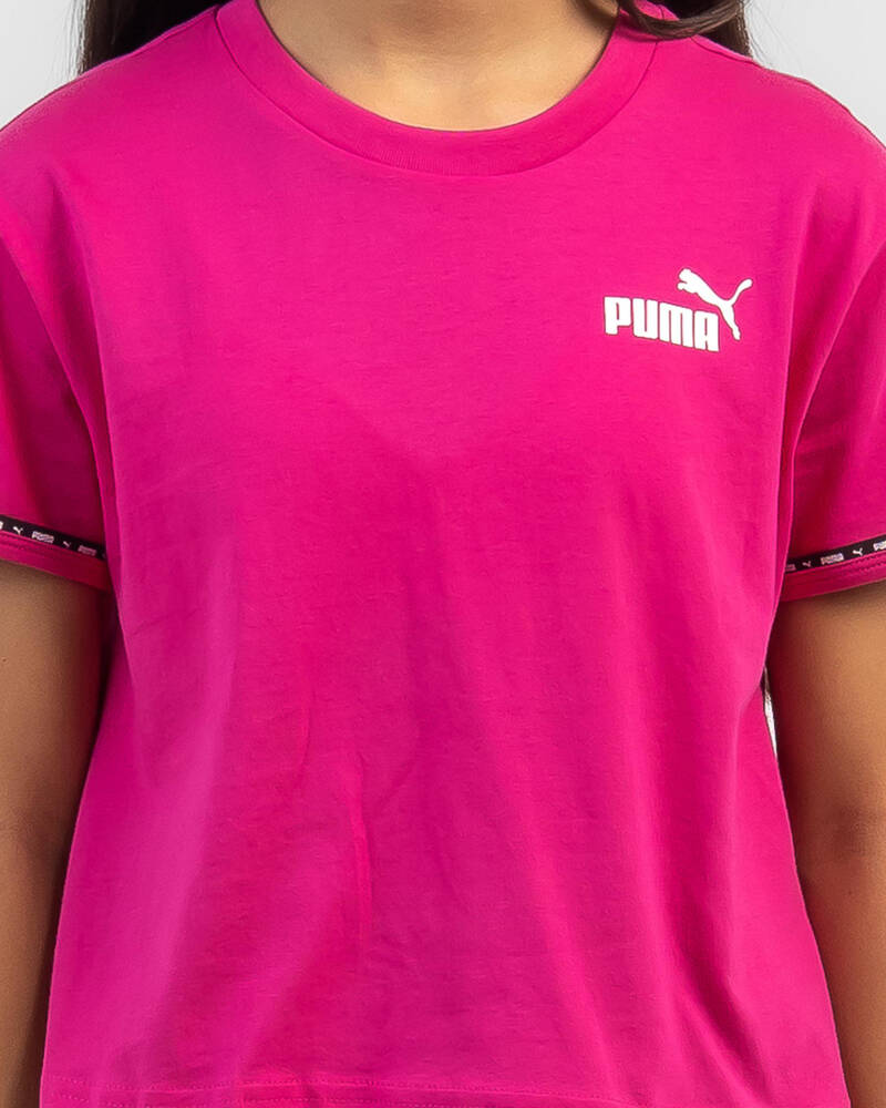 Puma Girls' Power Tape T-Shirt for Womens