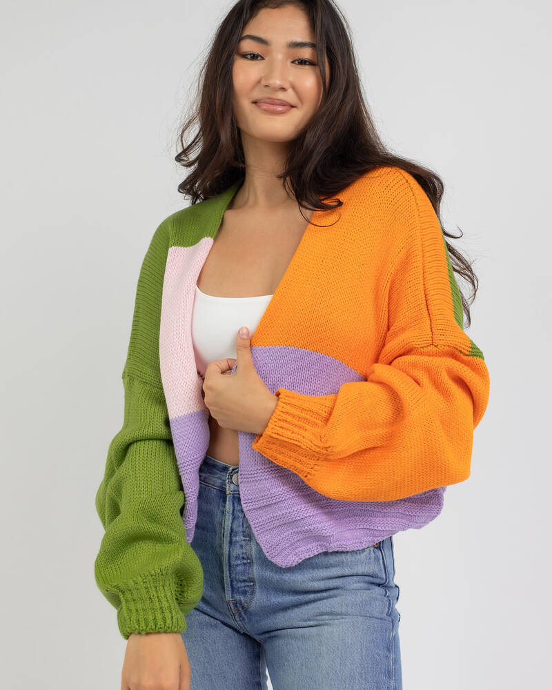 Red Berry Emma Knit Cardigan for Womens