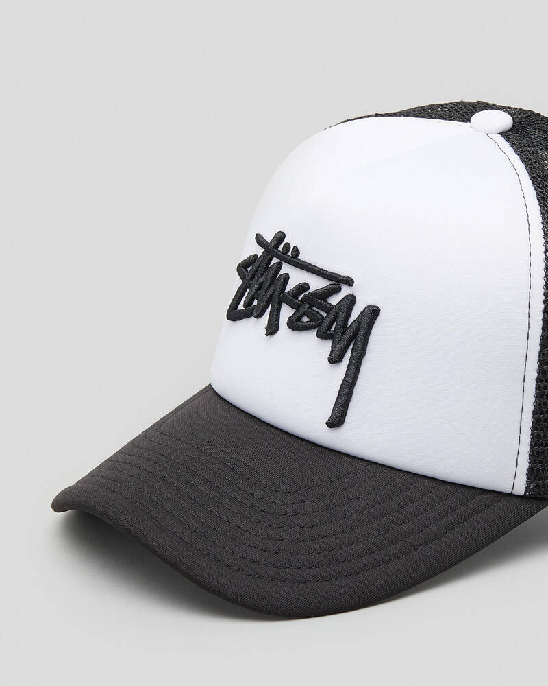 Stussy Stock Trucker Cap for Womens