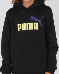 Puma Boys' ESS Col Big Logo Hoodie for Mens image number null