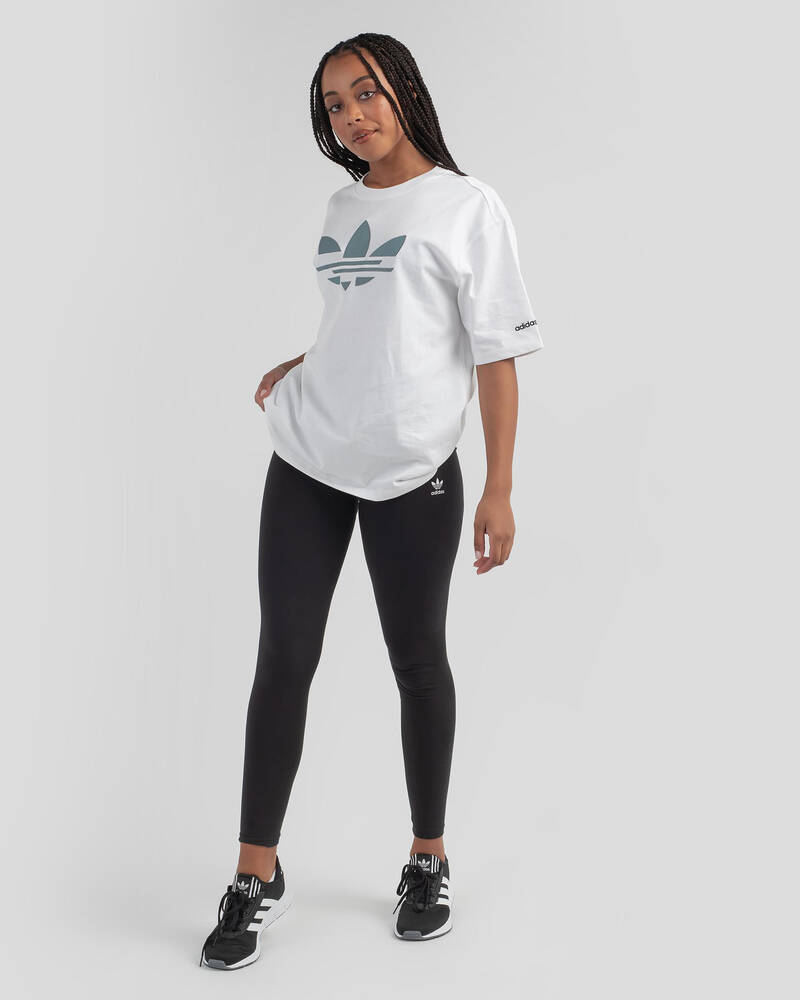 adidas Trefoil Print T-Shirt for Womens