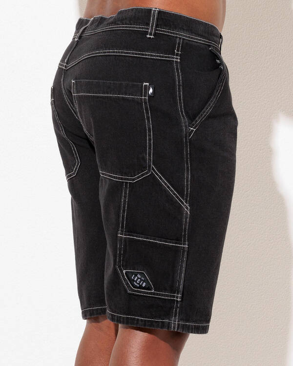 Lucid League Denim Walk Shorts for Mens
