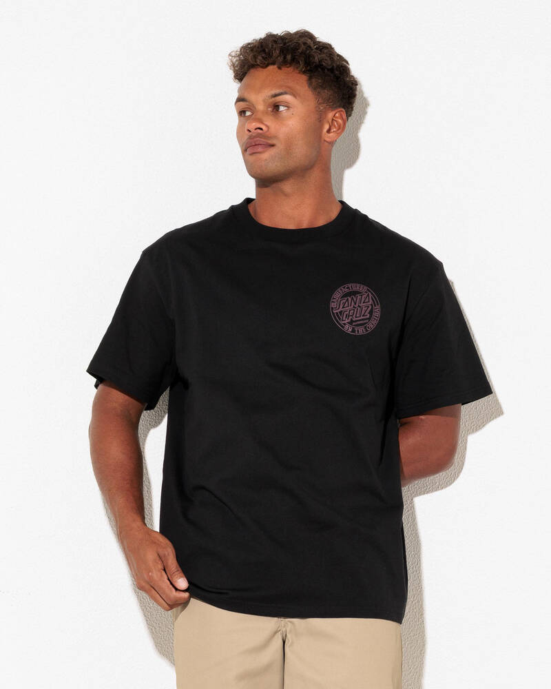 Santa Cruz MFG Club Dot Mono T-Shirt for Mens