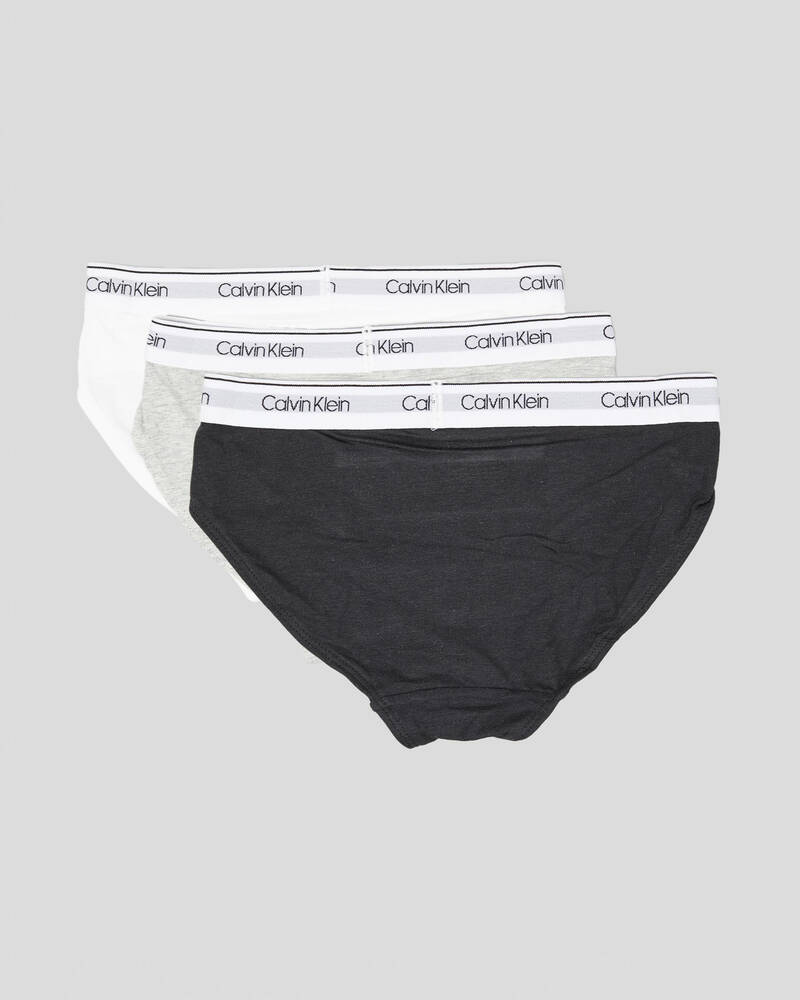 Calvin Klein Girls' Modern Cotton Bikini Pack for Womens