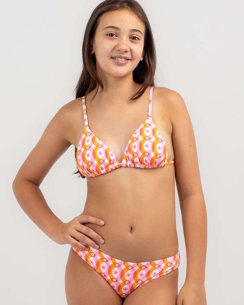 Topanga Girls' Christine Triangle Bikini Set for Womens
