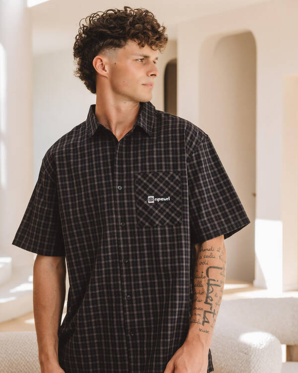 Rip Curl Super Computer Short Sleeve Shirt for Mens