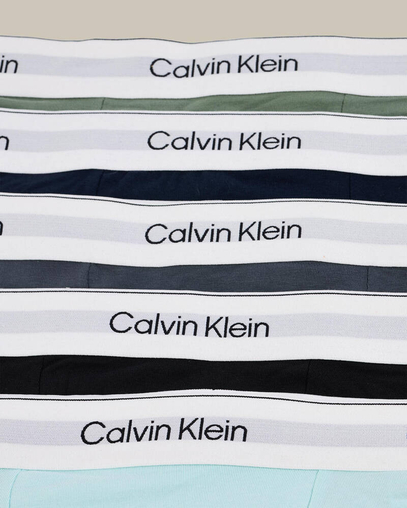 Calvin Klein Icon Cotton Stretch Relaxed Fit Trunk 5 Pack for Mens