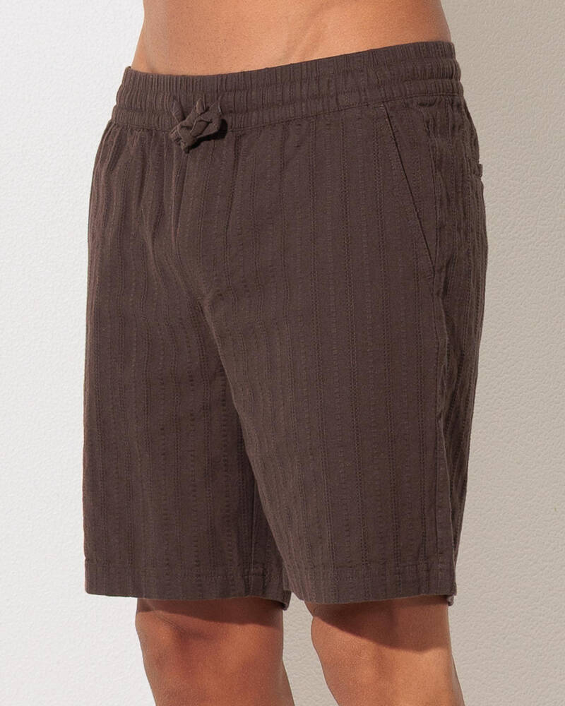 Skylark Sea Breeze Elastic Waist Shorts for Mens