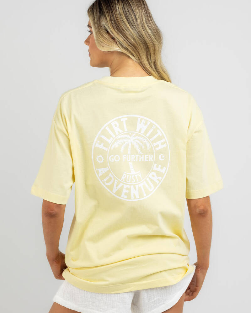 Rusty Flirt Oversized T-Shirt for Womens