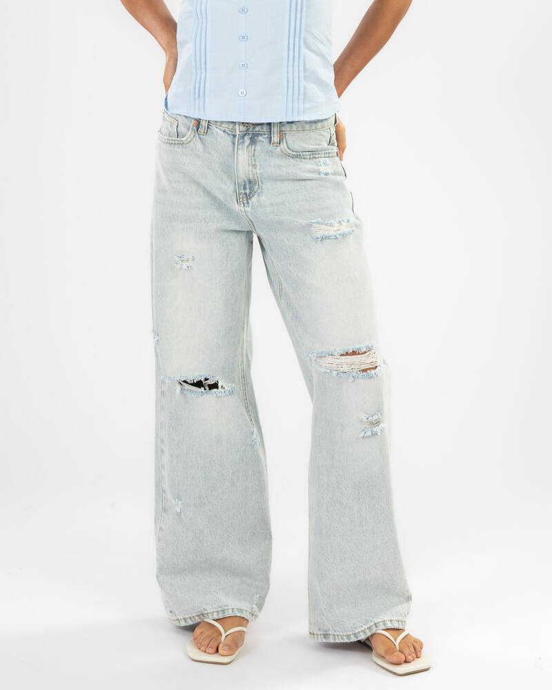 DESU Girls' Blaze Wide Leg Jeans for Womens