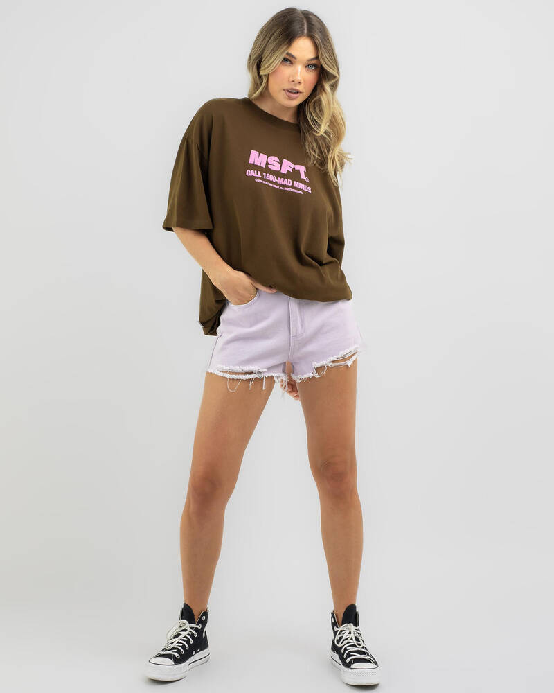 M/SF/T Coast Caller Oversized T-Shirt for Womens