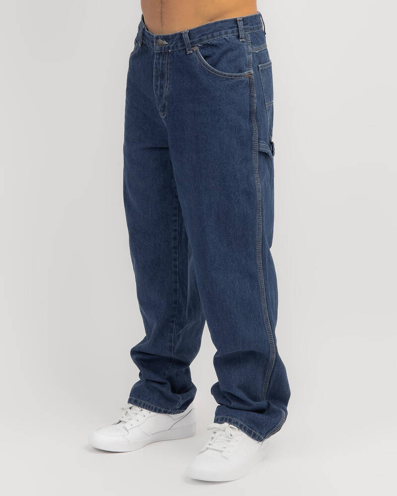 Dickies 1993 Relaxed Fit Carpenter Jeans In Stonewashed Indigo - Fast ...