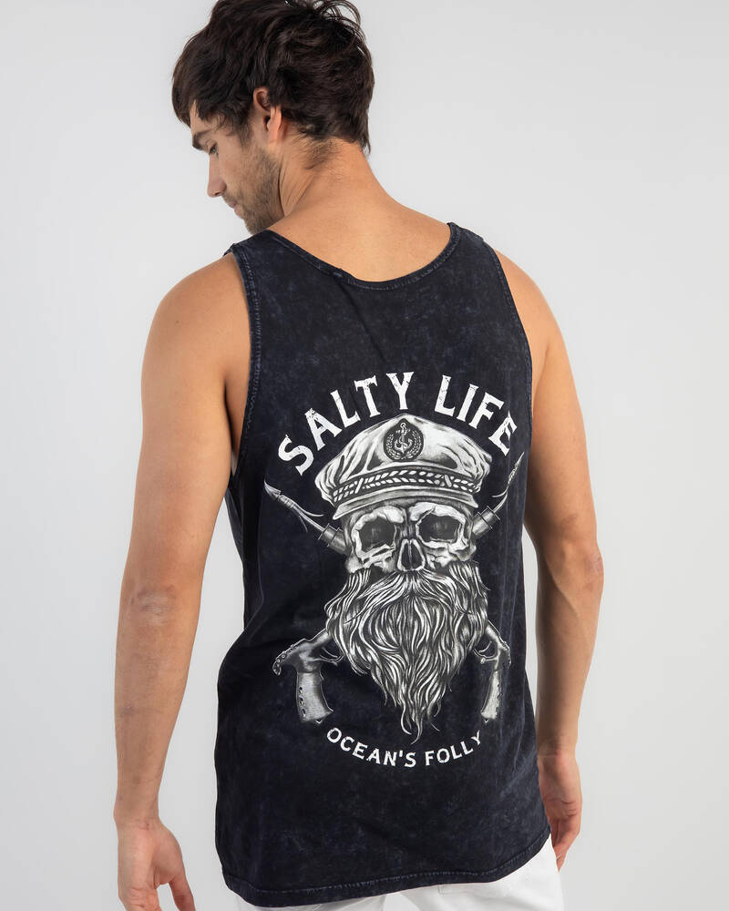 Salty Life Oceans Folly Singlet for Mens