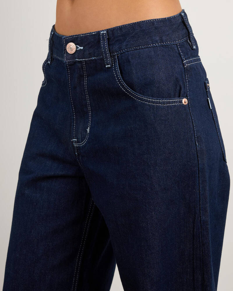 DESU Billie Wide Leg Jeans for Womens