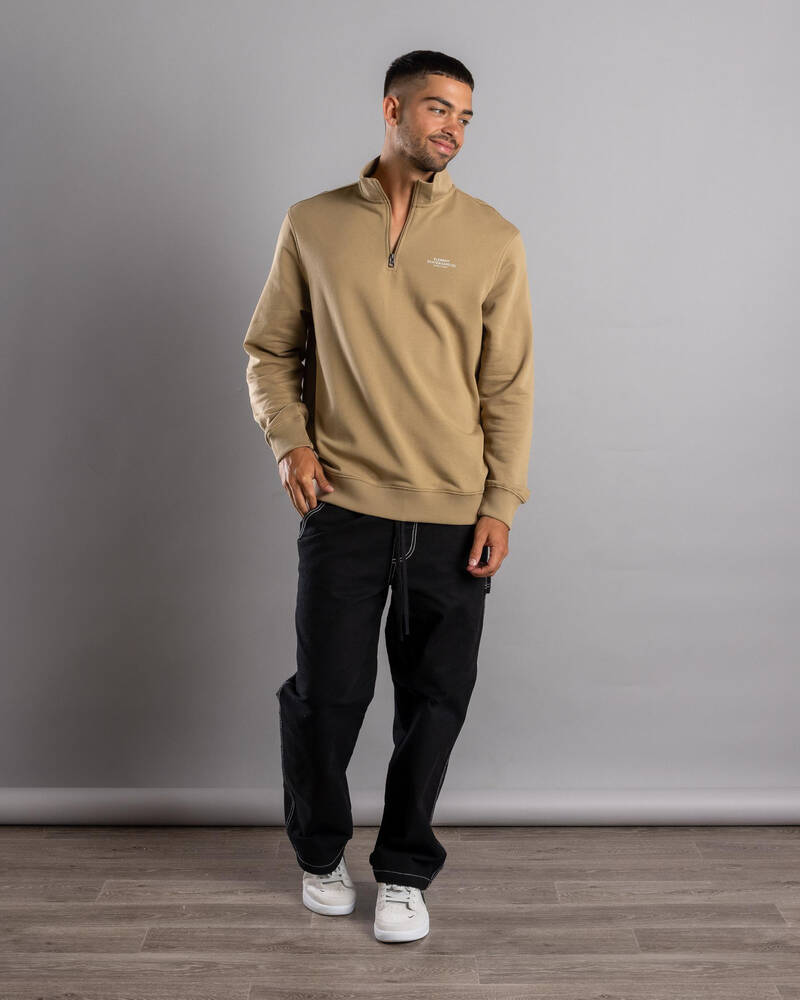 Element Skateboard Quarter Zip Sweatshirt for Mens