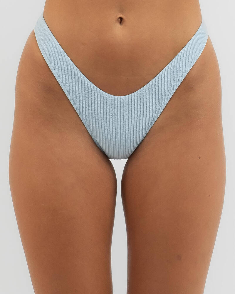 Rhythm Isla Rib High Cut Bikini Bottom for Womens
