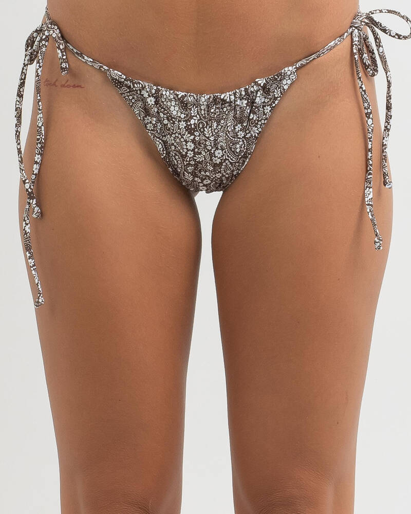 Kaiami Imogen Reversible Itsy Tie Bikini Bottom for Womens