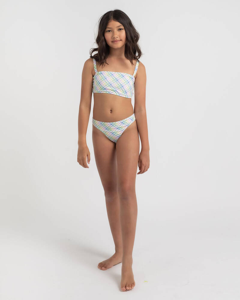 Kaiami Girls' Lucille Bandeau Bikini Set for Womens