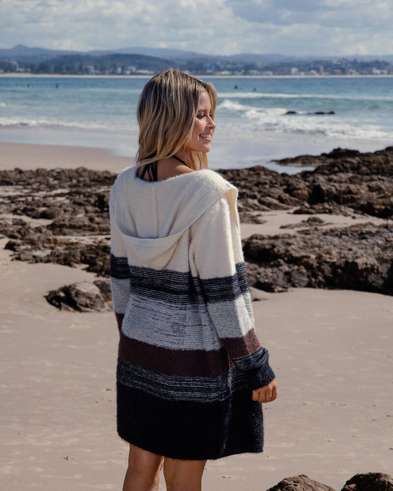Mooloola Bondi Hooded Knit Cardigan for Womens