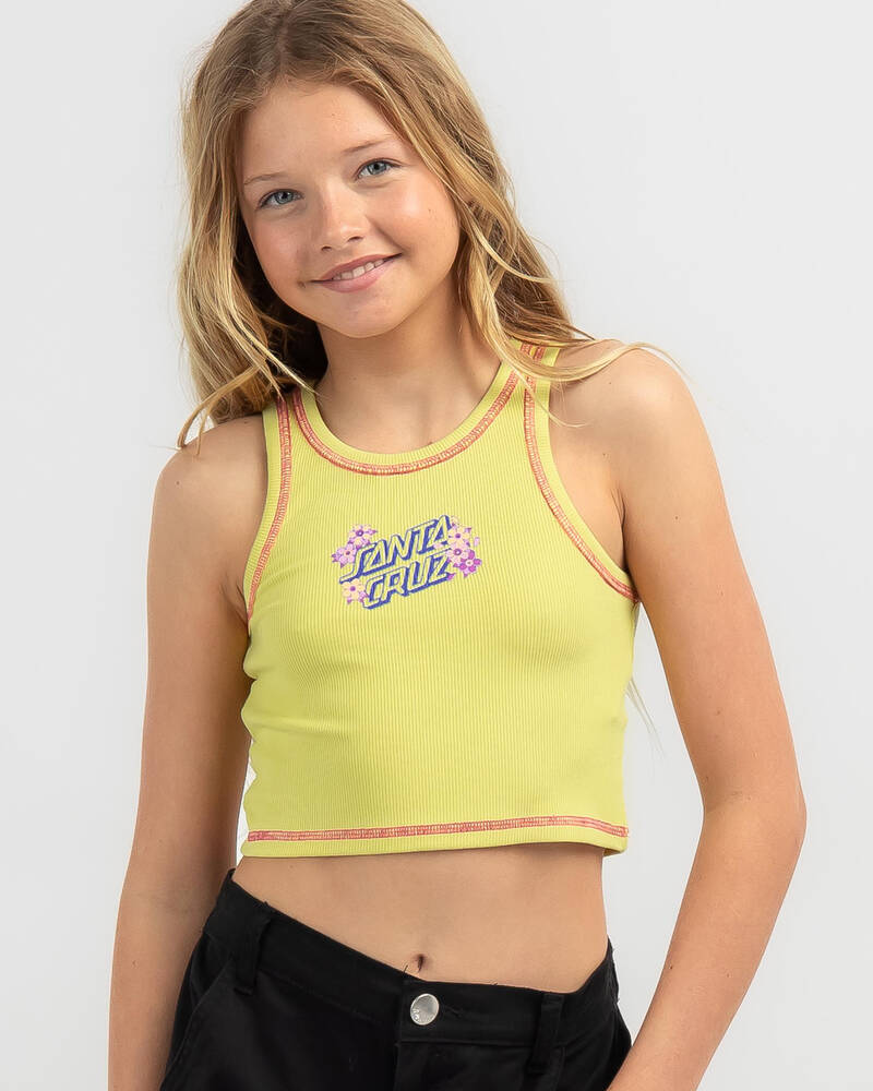 Santa Cruz Girls' Blooming Stack Tank Top for Womens