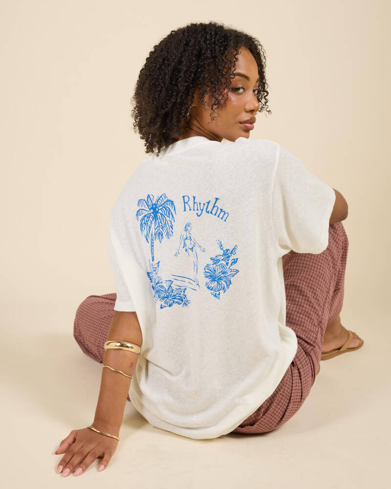 Rhythm Surf Rider Oversized T-Shirt for Womens