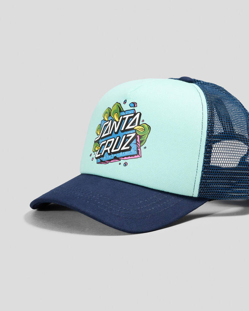 Santa Cruz Boys' Johnson Beast Dot Trucker Cap for Mens