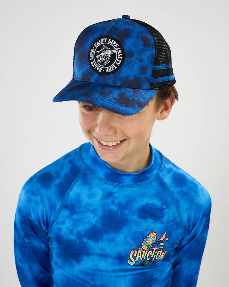 Salty Life Boys' Once Bitten 3.0 Trucker Cap for Mens